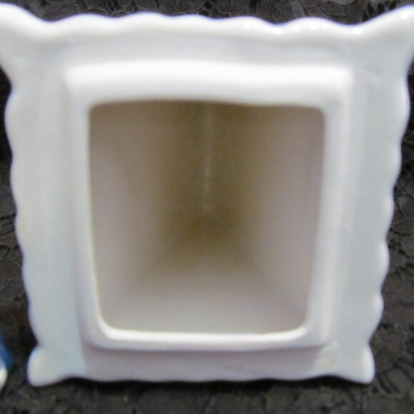 Gzhel porcelain House lidded trinket box blue white Made in Russia Гжель Unused - Picture 12 of 14